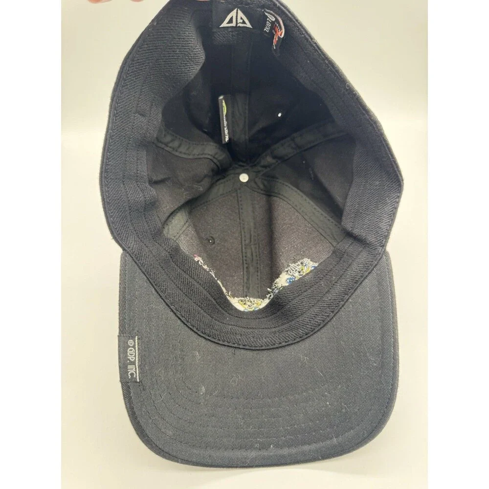 Grateful Dead Dancing Bears Strapback Hat Black GDP Official Vintage Sz Large XL